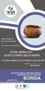 Domenica 20 ottobre “Ultra Limina Leti” al Parco Museo Scolacium di Borgia