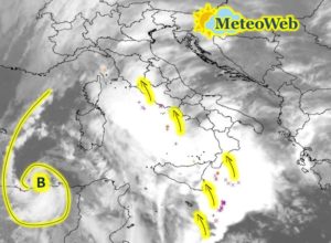 Allerta Meteo – “Ciclone Mediterraneo”, situazione esplosiva: si prospetta una nottata terribile