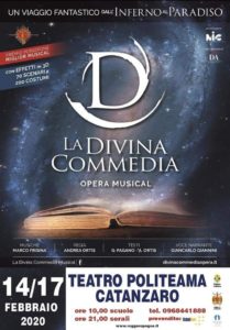 La grande Opera Musical originale “La Divina Commedia” al Teatro Politeama di Catanzaro