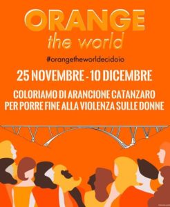Anche Catanzaro aderisce alla campagna “Orange the World”