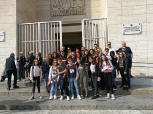 Gli studenti della scuola media di Amato-Miglierina in visita al Museo Archeologico Nazionale di Reggio Calabria