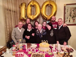 Compie 100 anni nonna Caterina Mazzei