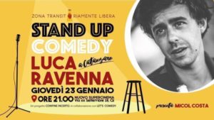 Ztl, giovedì 23 a Catanzaro Luca Ravenna apre la stagione dedicata alla stand up comedy