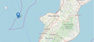 Scossa di terremoto a largo della costa tirrenica calabrese