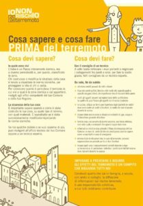Protezione Civile Calabria: “A proposito di terremoti…”