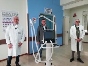 Consegnato al presidio ospedaliero di Soverato un respiratore artificiale grazie ad iniziativa benefica