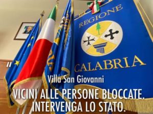“La Calabria non può farsi carico delle persone bloccate a Villa San Giovanni”