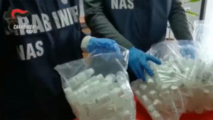 Coronavirus, sequestrate dai Nas oltre 1500 confezioni di gel igienizzante