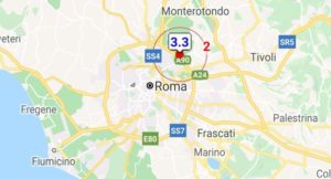 Scossa di terremoto questa mattina a Roma