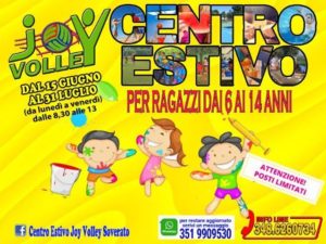 Soverato – Il Centro Estivo Joy Volley sarà presto operativo