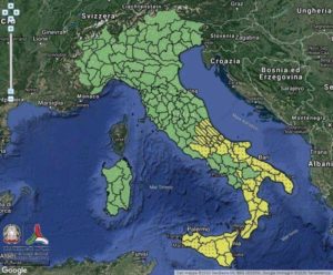 Maltempo – Allerta della protezione civile, in arrivo piogge e temporali in Calabria