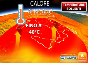 Temperature bollenti fino a 40°C, arriva il calore africano