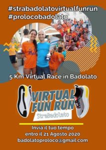 Prima edizione della “StraBadolato Virtual Fun Run”