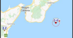 Scossa di terremoto nella notte sulla costa jonica calabrese