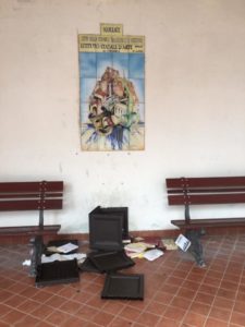 Squillace, ancora un atto vandalico in piazza Risorgimento