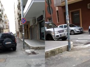 FOTO NEWS | Soverato, spostato il palo per l’illuminazione in Via San Martino
