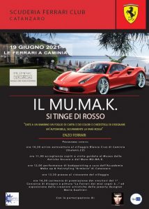 “Il MU.MA.K si tinge di rosso”: arrivano le Ferrari a Caminia