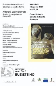 A Soverato la presentazione del libro “Antonello Gagini e La Pietà – Storia di un capolavoro riscoperto”