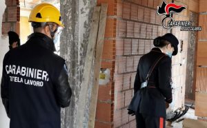 Controlli dei carabinieri nei cantieri edili, sanzioni per 40mila euro e diverse denunce