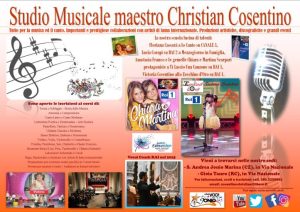 Ricominciano i corsi presso la Music School del M° Christian Cosentino