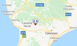 Scossa di terremoto in provincia di Catanzaro