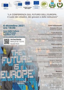 A Squillace una conferenza sul futuro dell’Europa