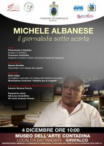 Michele Albanese si racconta agli studenti di Girifalco
