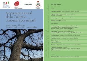 Convegno a Santa Caterina dello Ionio: “Monumenti naturali della Calabria – conoscerli per salvarli”