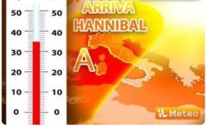 Arriva Hannibal, anticiclone africano che farà salire temperature con valori record