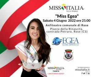 Miss Italia Calabria 2022 ai nastri di partenza: il 4 giugno la prima serata con l’elezione di Miss Egea 2022
