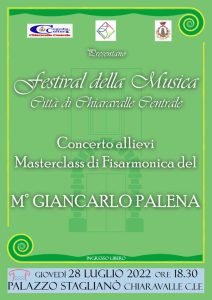 Chiaravalle tra arte e musica: domani concerto di fisarmonica degli allievi del maestro Giancarlo Palena
