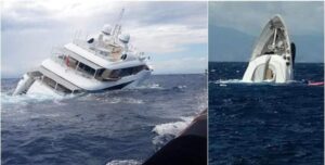 Yacht affonda nel golfo di Squillace, salvo l’equipaggio