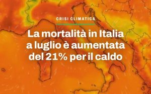 Caldo, +21% di morti in Italia nelle prime due settimane di luglio. Catanzaro al +48%
