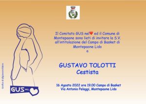 Montepaone, intitolazione campo di basket alla memoria di Gustavo “Gus” Tolotti
