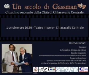 A Chiaravalle una cerimonia di commemorazione per Vittorio Gassman