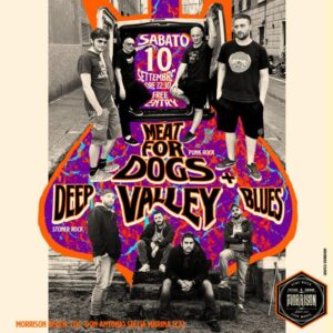 Sabato 10 Settembre Meat for dogs + Deep Valley Blues Live a Sellia Marina