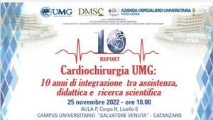 Il 25 novembre la presentazione del report che racconta i 10 anni di attività integrata della Cardiochirurgia Universitaria