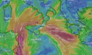 Maltempo, ciclone mediterraneo verso la Calabria ionica. Venti di tempesta e rischio nubifragi