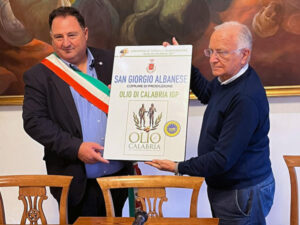 A San Giorgio Albanese il riconoscimento di Comune di Produzione Olio di Calabria IGP
