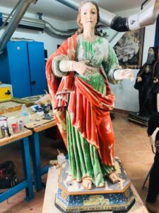Al via lavori di restauro di alcune statue scolpite da Pietro e Michelangelo Drosi di Satriano