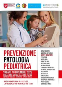 “Progetto Prevenzione”, a Catanzaro visite nell’Area Pediatrica gratuite