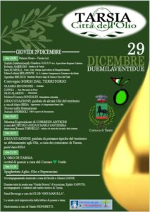 Al via la Terza edizione della festa dedicata all’oro di Calabria, l’olio d’oliva extra vergine e le sue tradizioni