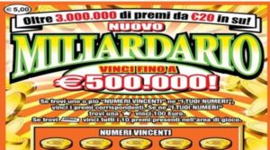 Vinti 500mila euro con il Gratta&Vinci nel catanzarese