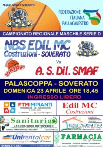 Domenica 23 Aprile il derby tra il Nuovo Basket Soverato e la SMAF di Catanzaro