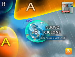 Meteo: Weekend con un nuovo Ciclone, pioggia intensa in Calabria