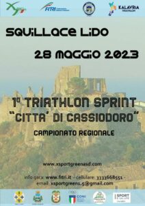 A Squillace il 28 maggio “Il primo Triathlon Città di Cassiodoro”