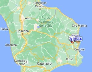 Terremoti, sequenza di scosse sismiche in Calabria