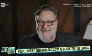 Russell Crowe su Rai Uno: ” Non vedo l’ora di arrivare a Catanzaro”