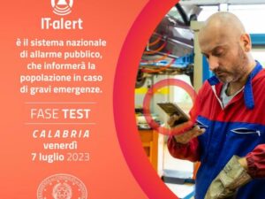 Al via in Calabria “It-alert”, il sistema di allarme pubblico per le emergenze