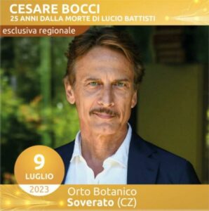Stasera a Soverato “Emozioni” con Cesare  Bocci, un raffinato omaggio a Lucio Battisti